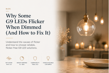 Why Some G9 LEDs Flicker When Dimmed (And How to Fix It)