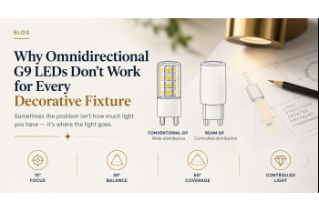 Why Omnidirectional G9 LEDs Don’t Work for Every Decorative Fixture